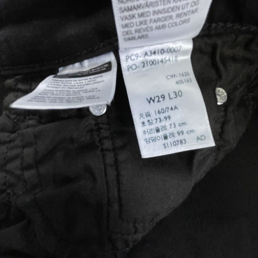 Levi’s 726 Flare Jeans Womens 29x29 Black High Rise Stretch Denim - Picture 12 of 16